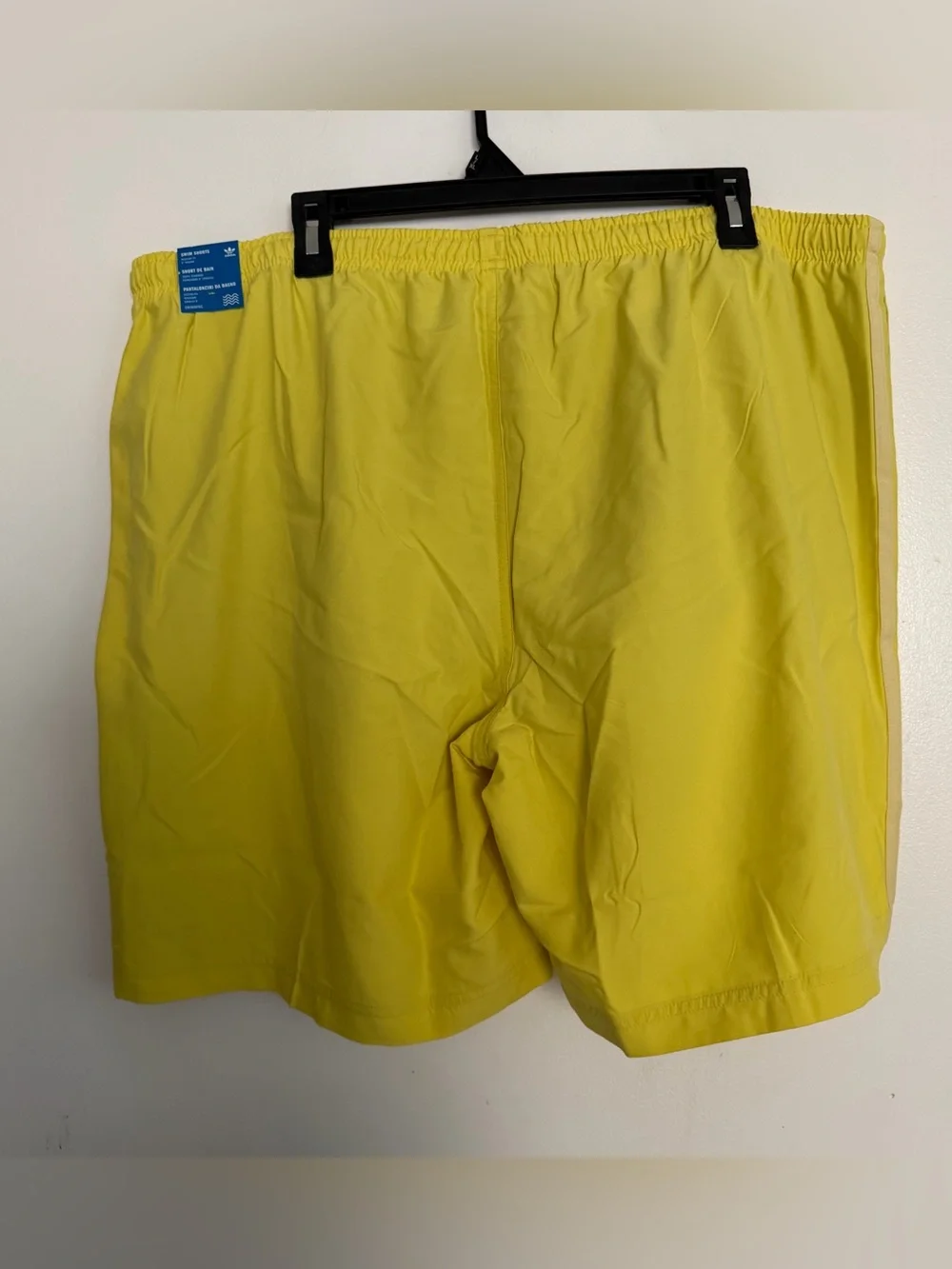Men’s Adidas 3 Stripes Swim Shorts 8” Inseam Size 2XL